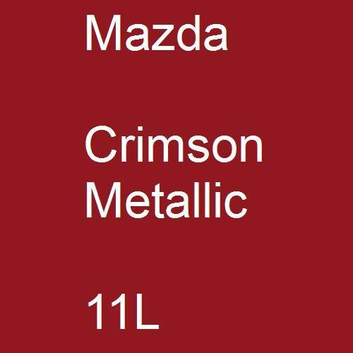 Mazda, Crimson Metallic, 11L.